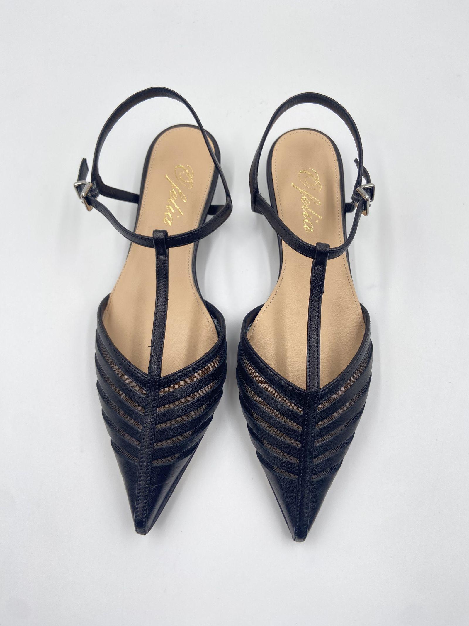 Slingback trasparente - Ofelia 3078 NERO OFELIA 