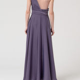 Abito senza maniche con inserto in tulle
