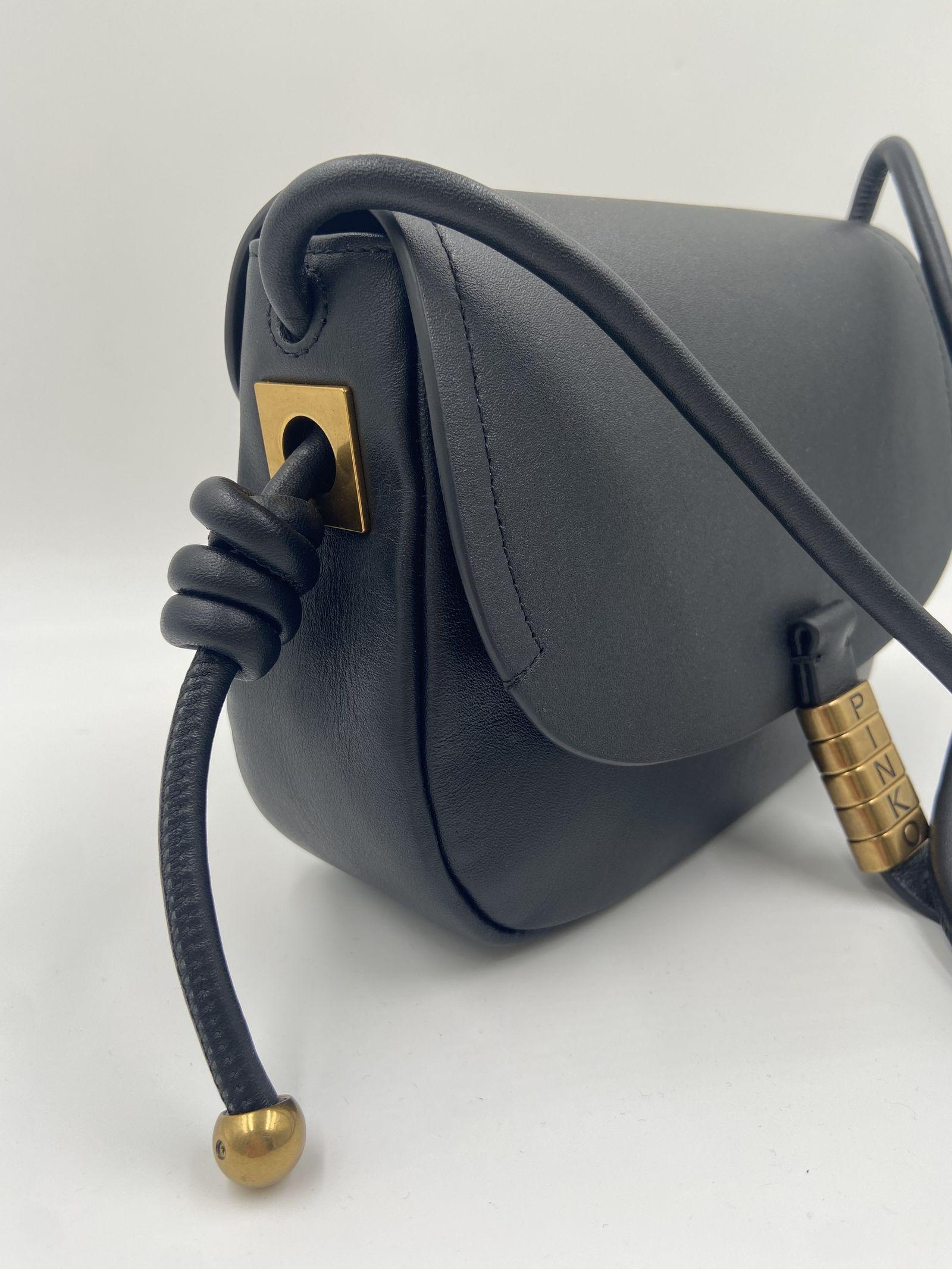 Borsa piccola a tracolla con nodi 103831-A1ZX Z99Q PINKO 
