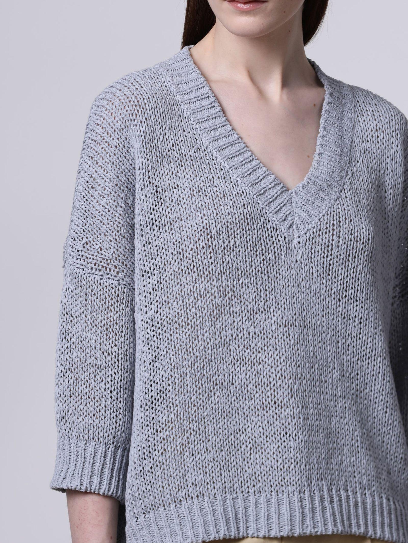 Maglia scollo a V boxy - Roberto Collina 261FXA41022 88 ROBERTO COLLINA 