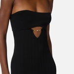 Abito con dettagli à jour - Elisabetta Franchi AM05B56E2 110 ELISABETTA FRANCHI 