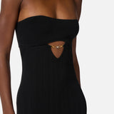 Abito con dettagli à jour - Elisabetta Franchi AM05B56E2 110 ELISABETTA FRANCHI 