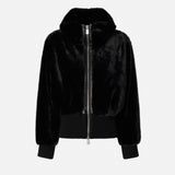 Giubbotto bomber pelliccia 105399A2PI Z99 PINKO 