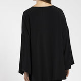 Maglia oversize in crepe