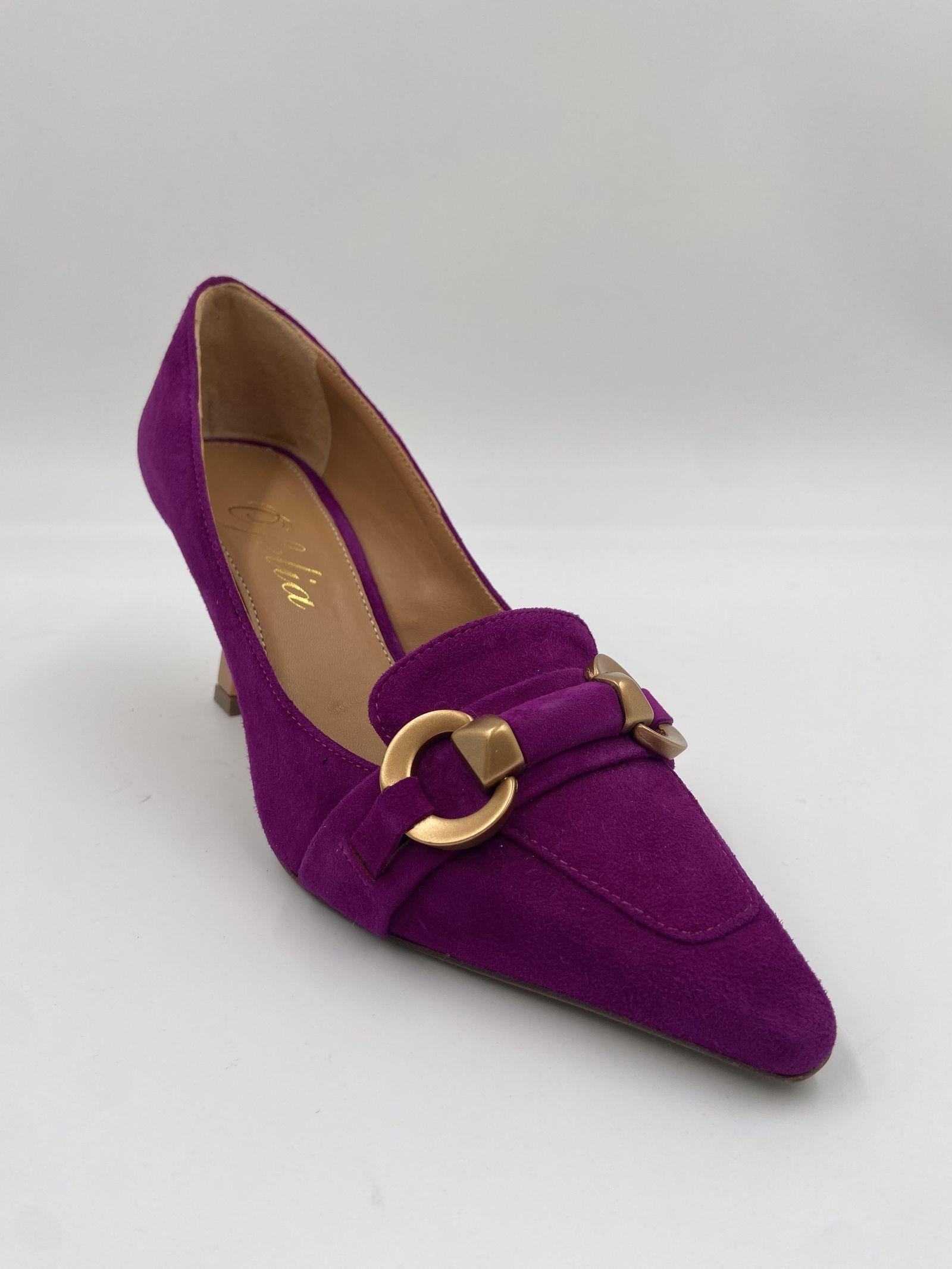Sandalo con morsetti - Ofelia 2166 VIOLA OFELIA 
