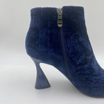 Tronchetto in velluto - Jeannot PJ584C BLU JEANNOT 