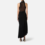 Top con dettaglio in tulle - Elisabetta Franchi TK28S51E2 110 ELISABETTA FRANCHI 