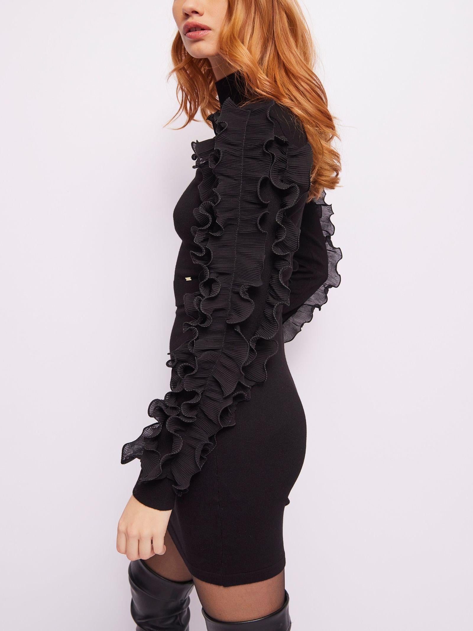 Abito corto con rouches in organza 421FD13015 2001 GAUDI' 