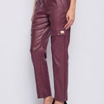 Pantaloni cargo in similpelle 521BD25017 2416 GAUDI' 