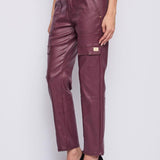 Pantaloni cargo in similpelle 521BD25017 2416 GAUDI' 