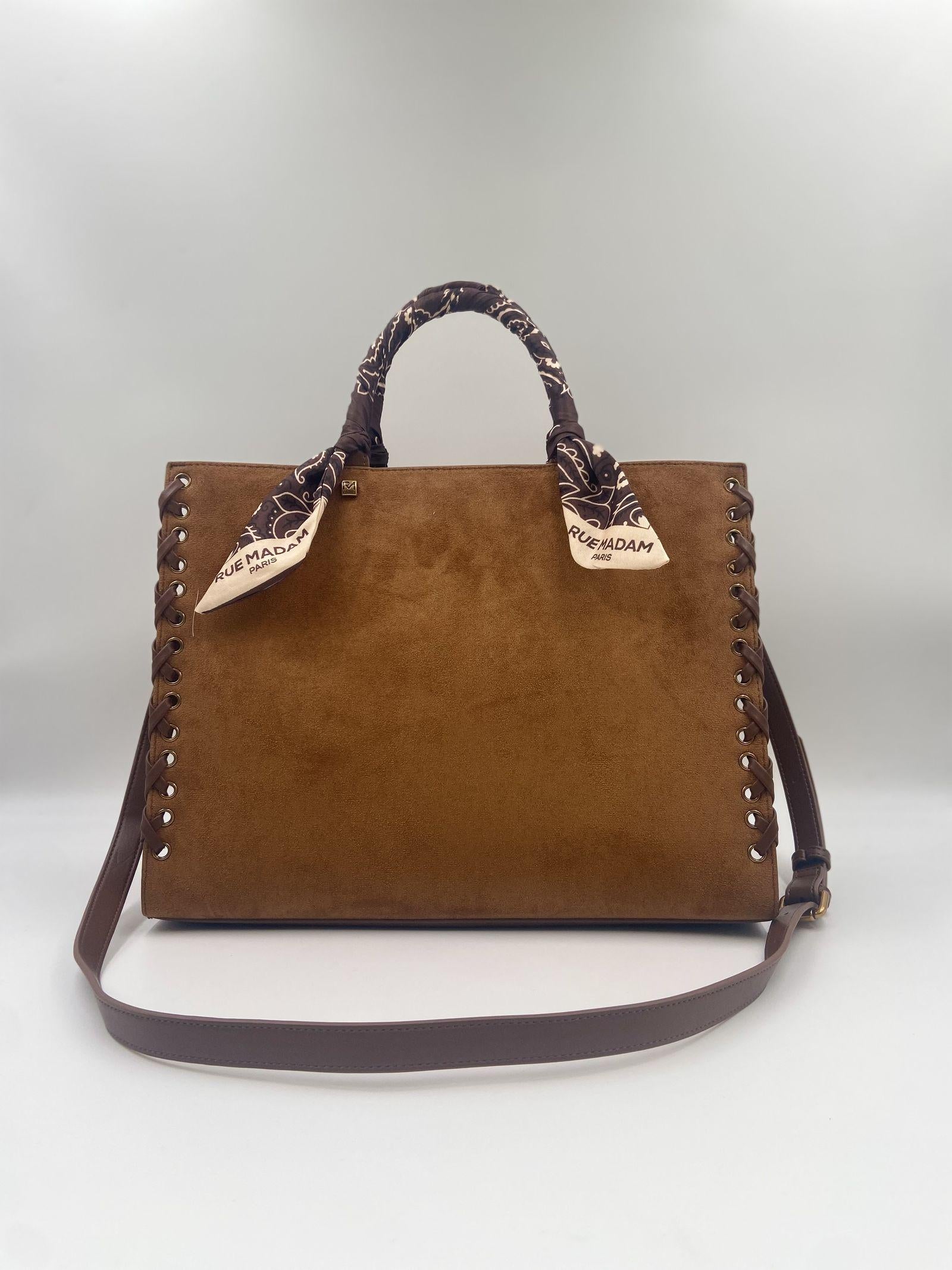 Borsa Apache tabacco 1481 COGNAC RUE MADAM PARIS 