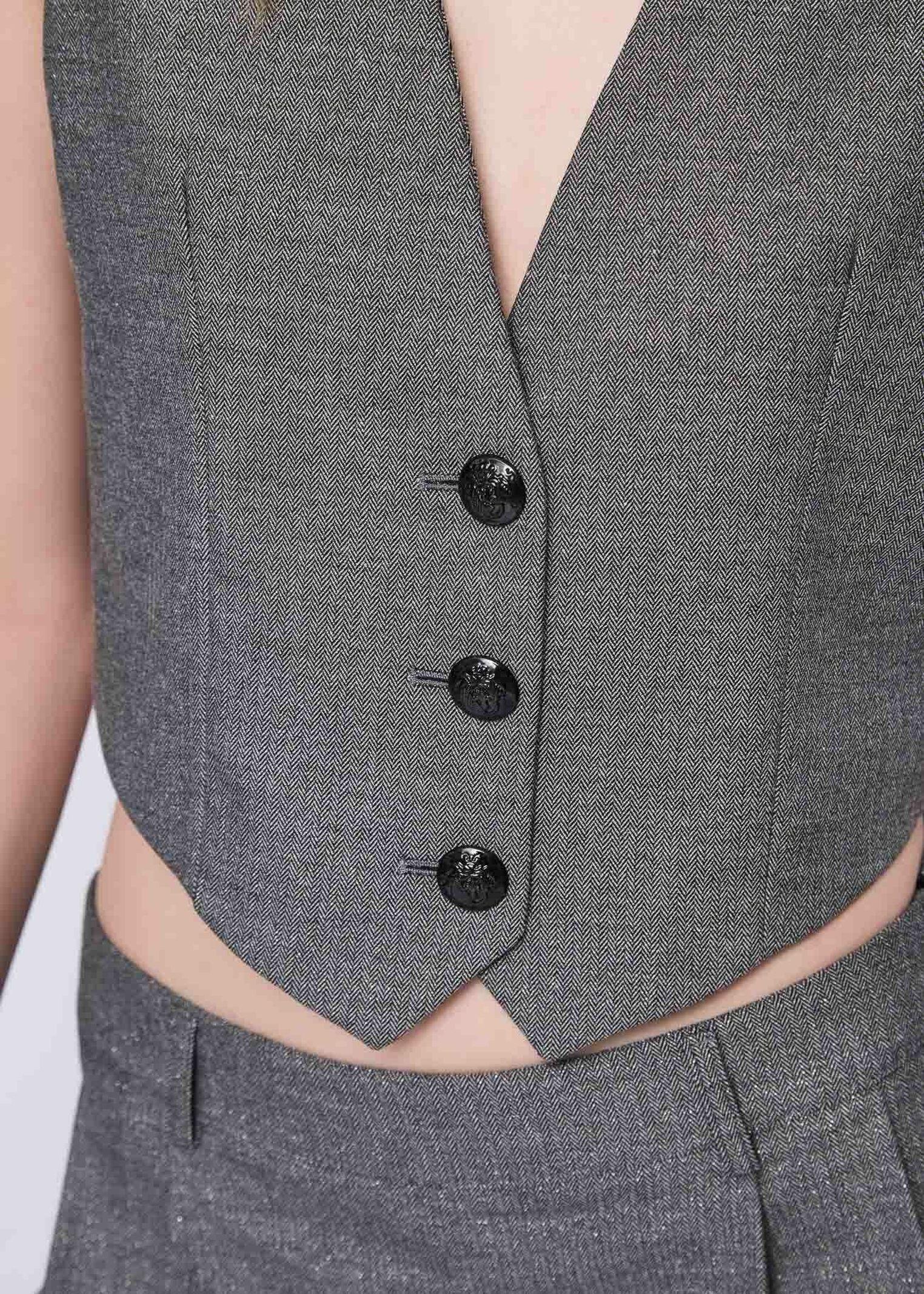 Gilet motivo chevron 521FD35017 521052-01 GAUDI' 