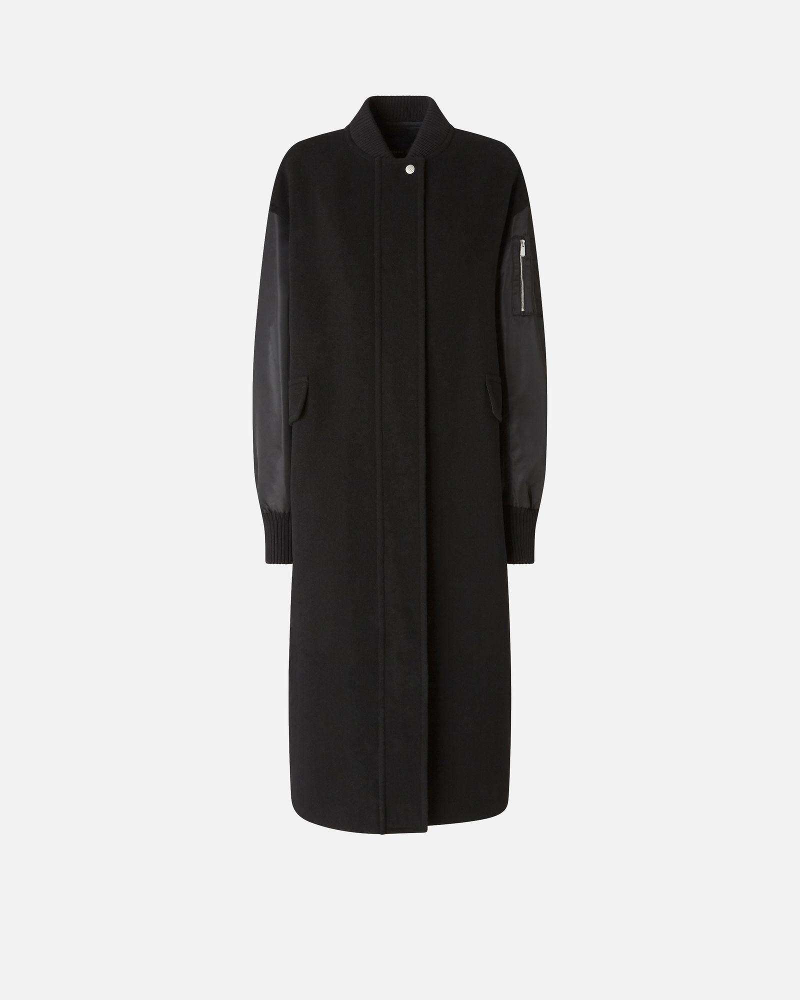 Cappotto lungo in panno 105640A2SL Z99 PINKO 