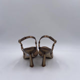 Slingback con dettaglio rete e perline