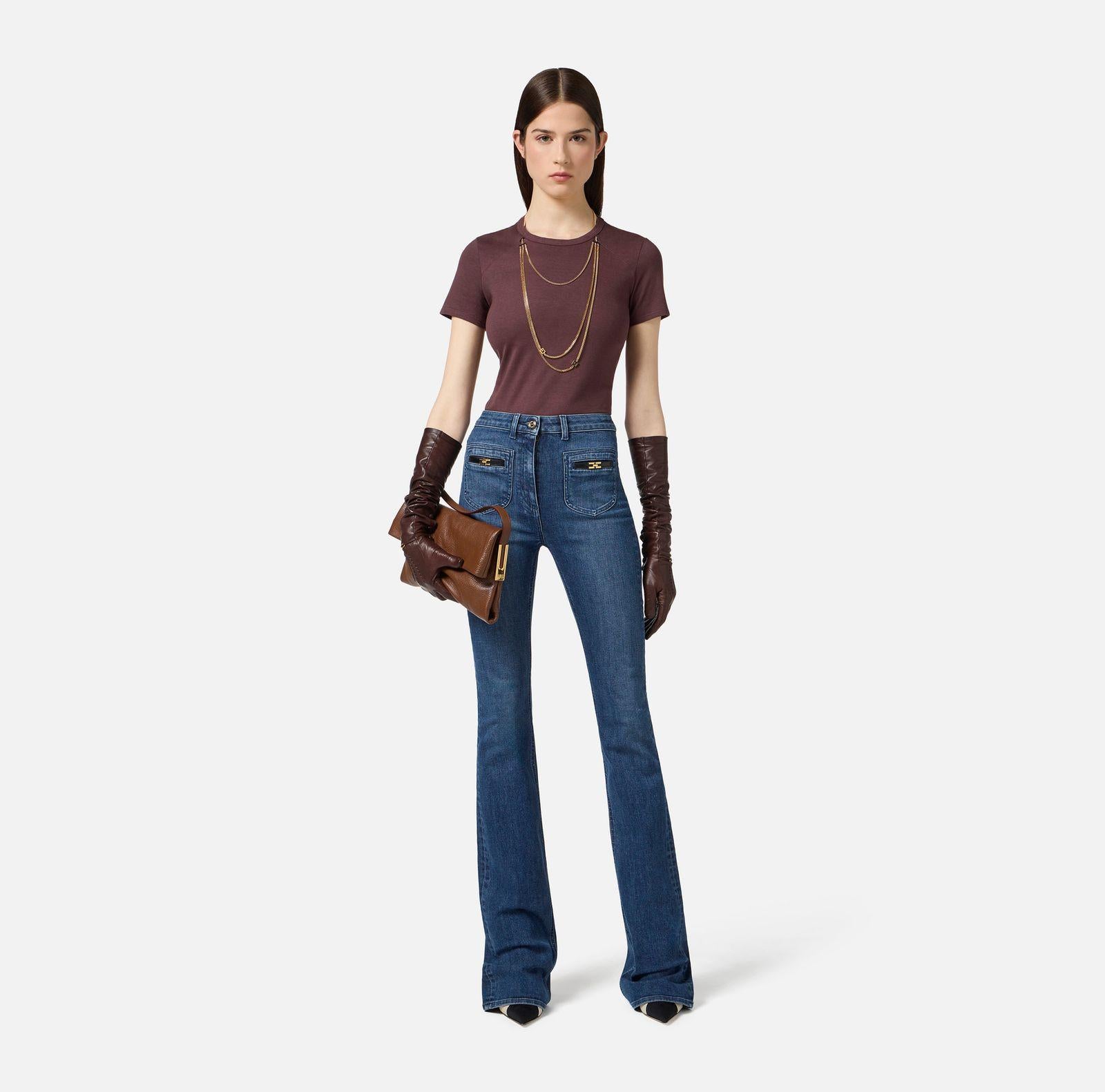 Jeans bootcut PJ12N56E2 104 ELISABETTA FRANCHI 