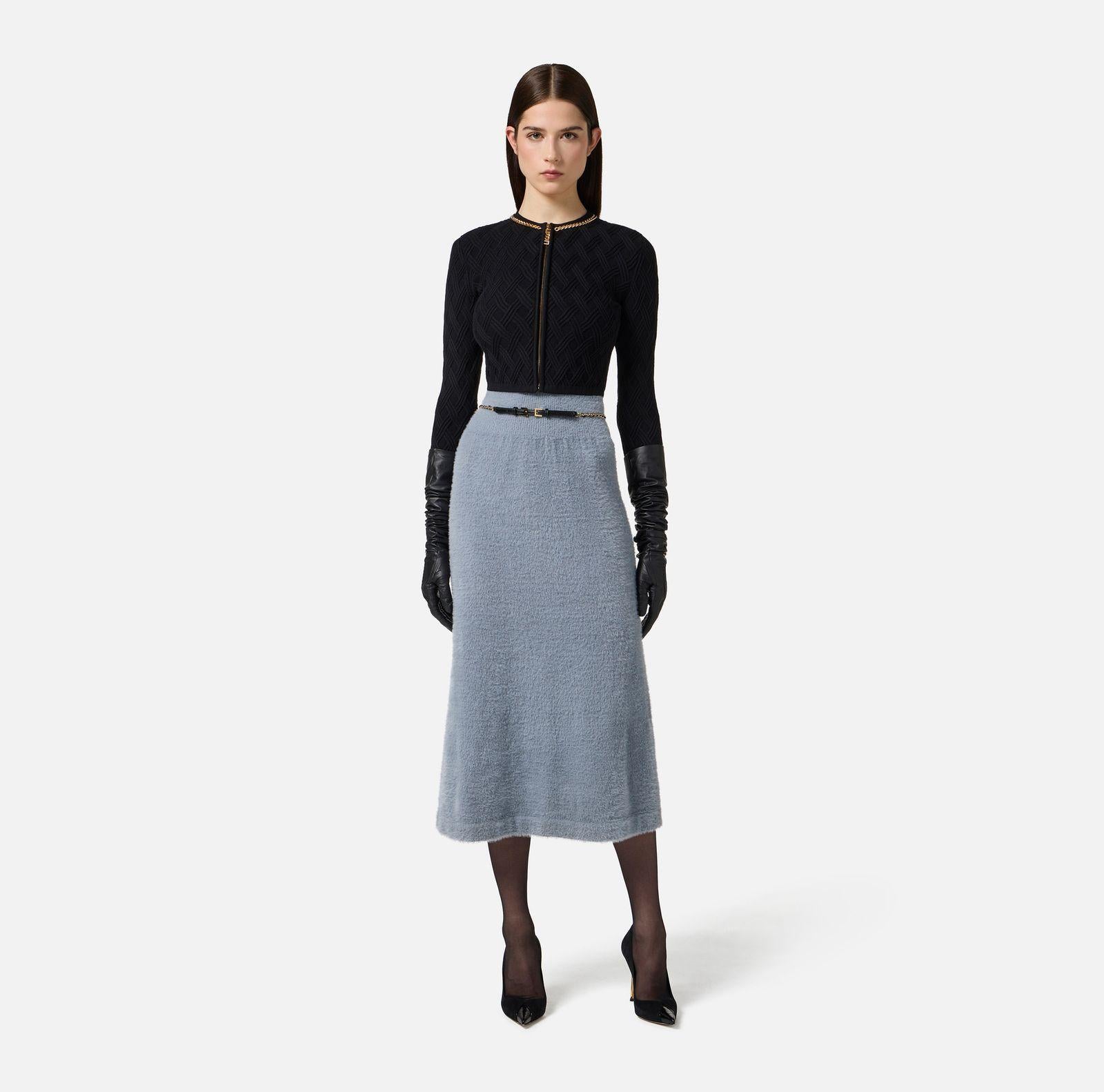 Cardigan con catena MK29B56E2 110 ELISABETTA FRANCHI 