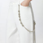 Pantalone con catena gioiello - Pinko 104601-A2DO Z04 PINKO 
