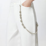 Pantalone con catena gioiello - Pinko 104601-A2DO Z04 PINKO 