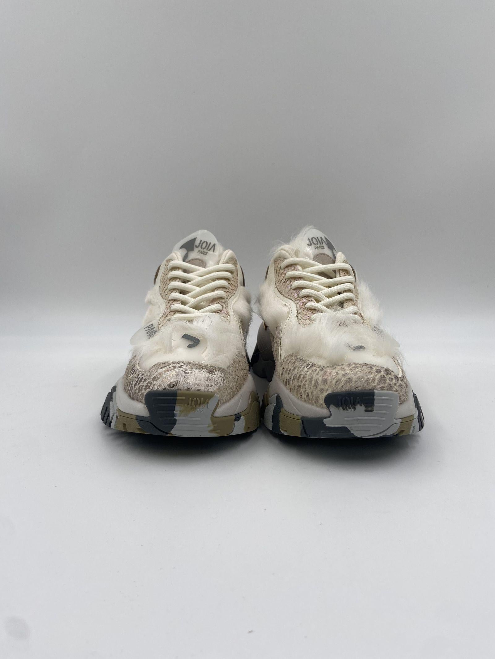 Sneakers Laugh bianco oro 2502067 BIANCOORO JOIAPARIS 