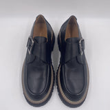 Mocassino in pelle con fibbia