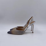Sandalo alto con strass