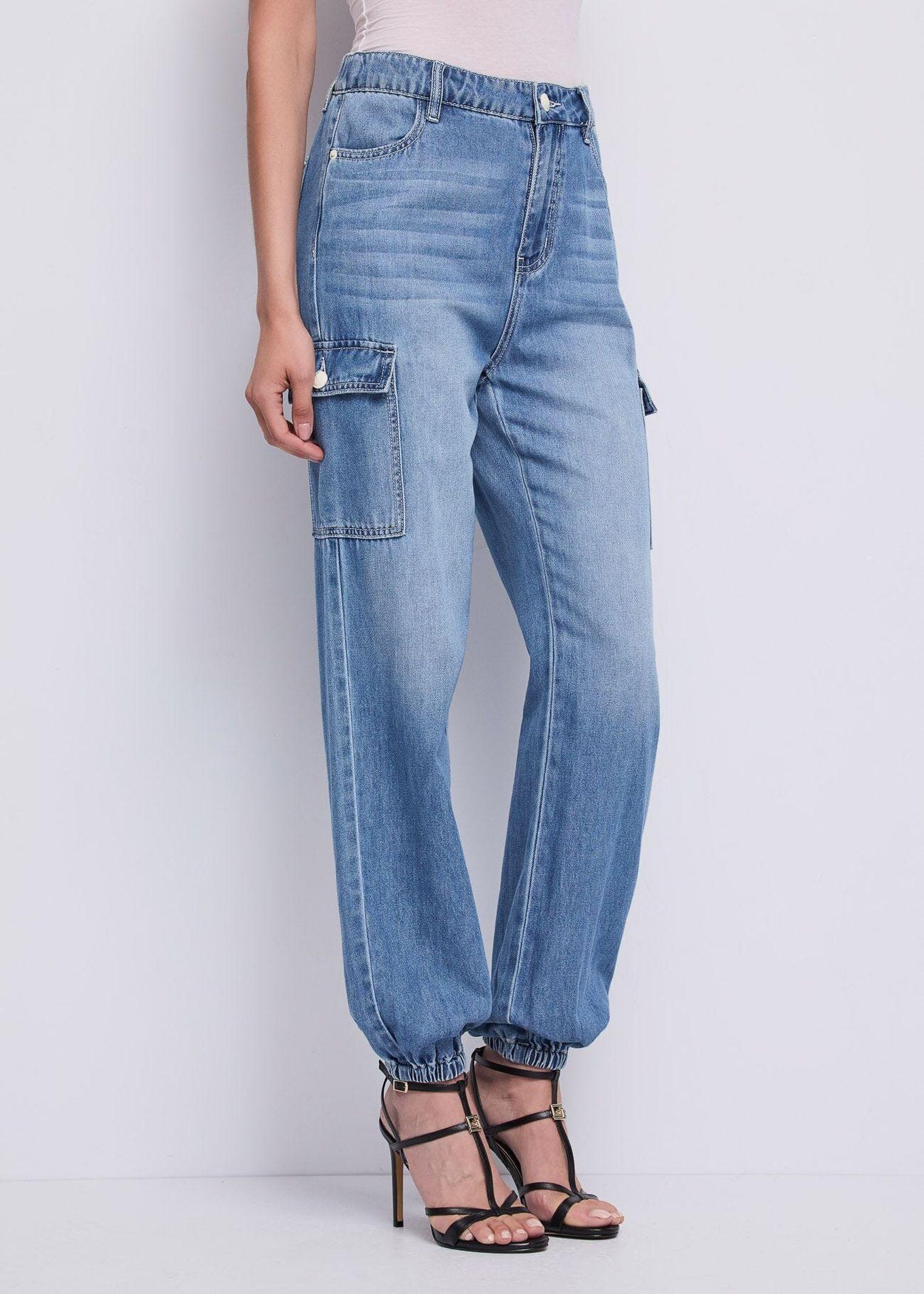 Jeans cargo con elastico - Gaudi 611BD26039 00 GAUDI' 