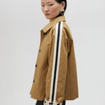Trench corto con bande colorate MS2502012 052 MAITE 