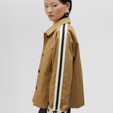 Trench corto con bande colorate MS2502012 052 MAITE 
