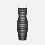 Abito con zebra jacquard AM99S61E2 685 ELISABETTA FRANCHI 