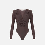Body in georgette stretch - Elisabetta Franchi BO03162E2 EV9 ELISABETTA FRANCHI 