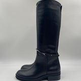Stivale con dettaglio equestre 2904 NERO OFELIA 