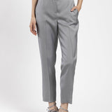 Pantalone largo in shantung