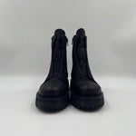 Tronchetto Kuni No Lace Mart Nabuk KUNINOLACMART NERO PATRIZIA BONFANTI 