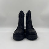 Tronchetto Kuni No Lace Mart Nabuk KUNINOLACMART NERO PATRIZIA BONFANTI 