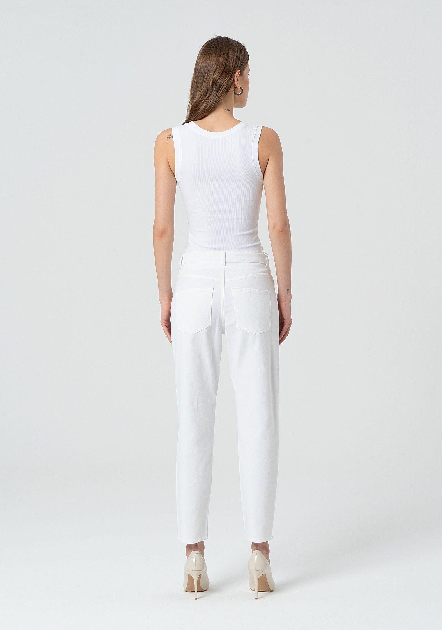 Jeans carrot mom fit in bull FP25SVD005W77001 278 FRACOMINA 
