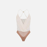 Body in georgette - Elisabetta Franchi BO01461E2 193 ELISABETTA FRANCHI 