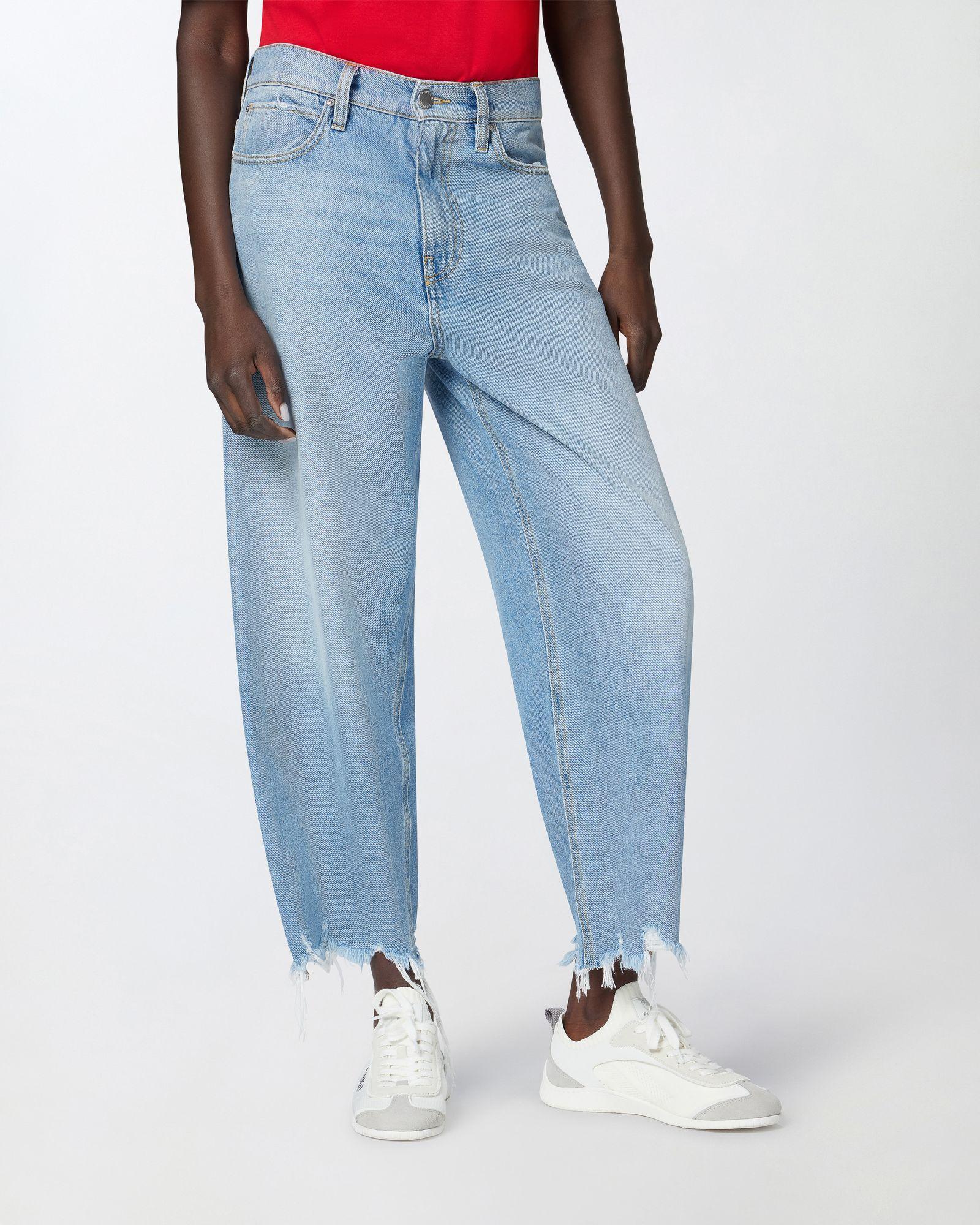 Jeans largo con fondo sfrangiato - Pinko 103857-A2E5 PJN PINKO 