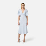 Abito con smerlo ricamato - Elisabetta Franchi AB76852E2 A28 ELISABETTA FRANCHI 