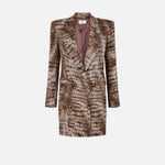 Abito stampa alligatore - Elisabetta Franchi AB92761E2 644 ELISABETTA FRANCHI 