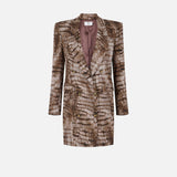 Abito stampa alligatore - Elisabetta Franchi AB92761E2 644 ELISABETTA FRANCHI 