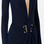 Abito Red Carpet con nodo e accessorio AB72447E2 B75 ELISABETTA FRANCHI 