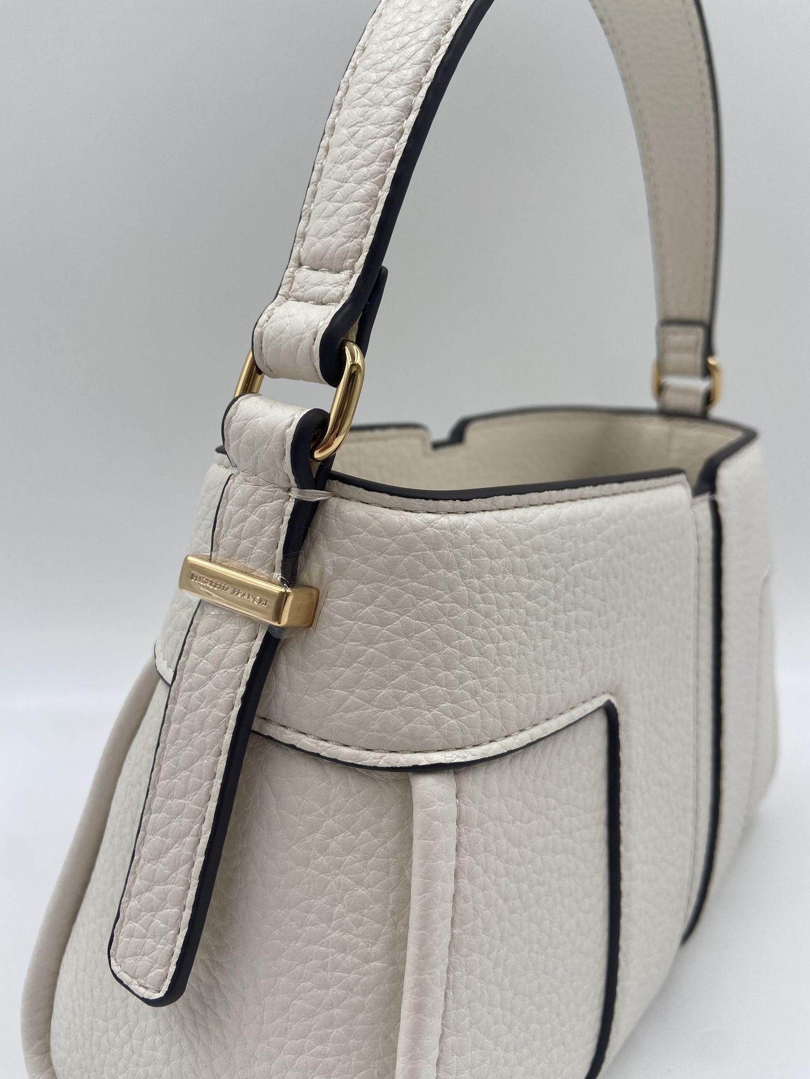 Borsa tote piccola con logo - Elisabetta Franchi BS06A51E2 360 ELISABETTA FRANCHI 