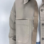 Giacca lunga con orsetto 525106 CAMMELLO OFELIA 