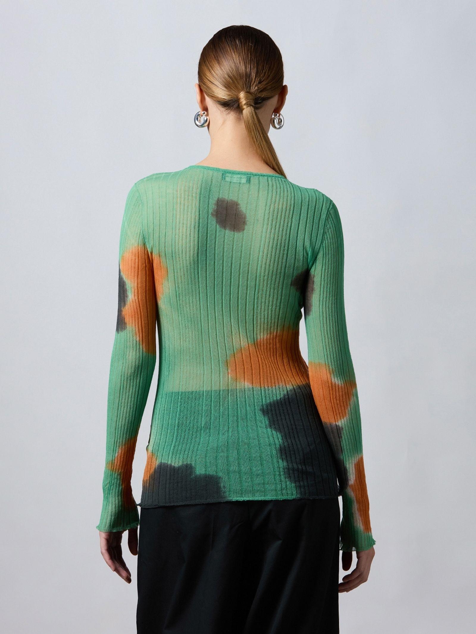 Maglia con trattamento handmade B04001 B0424 ROBERTO COLLINA 