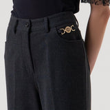 Pantalone bootcut vita alta FR25WVA014W80501 T53 FRACOMINA 