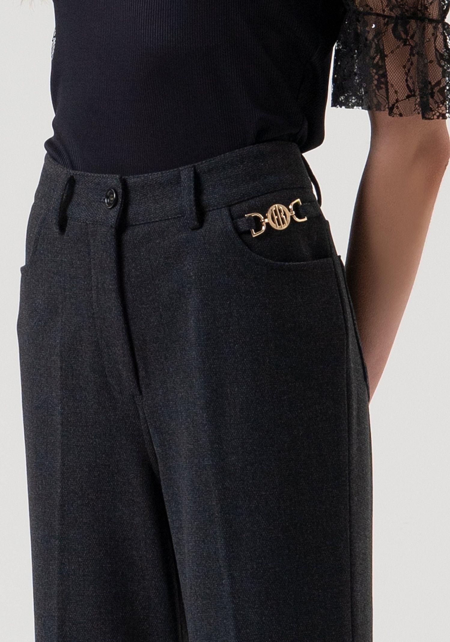 Pantalone bootcut vita alta FR25WVA014W80501 T53 FRACOMINA 