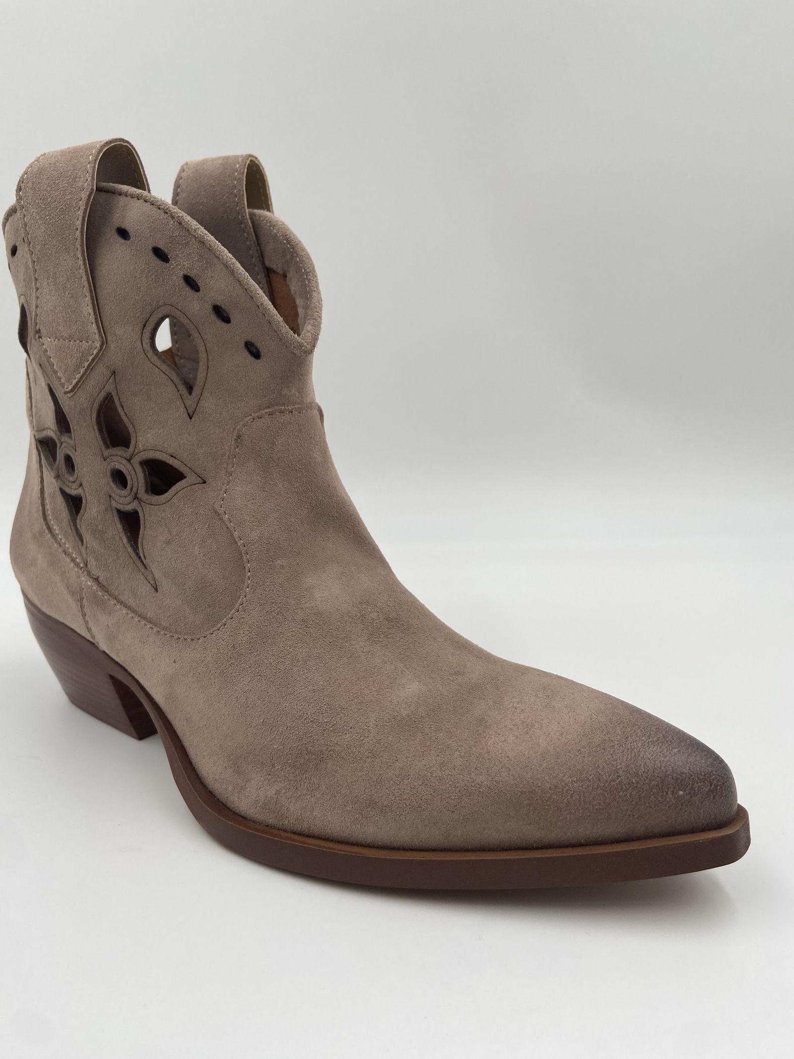 Stivaletto basso in camoscio - Chiarini 1718 BEIGE CHIARINI 