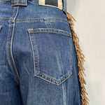 Jeans con frange LAF271PLUS DENIM OFELIA 