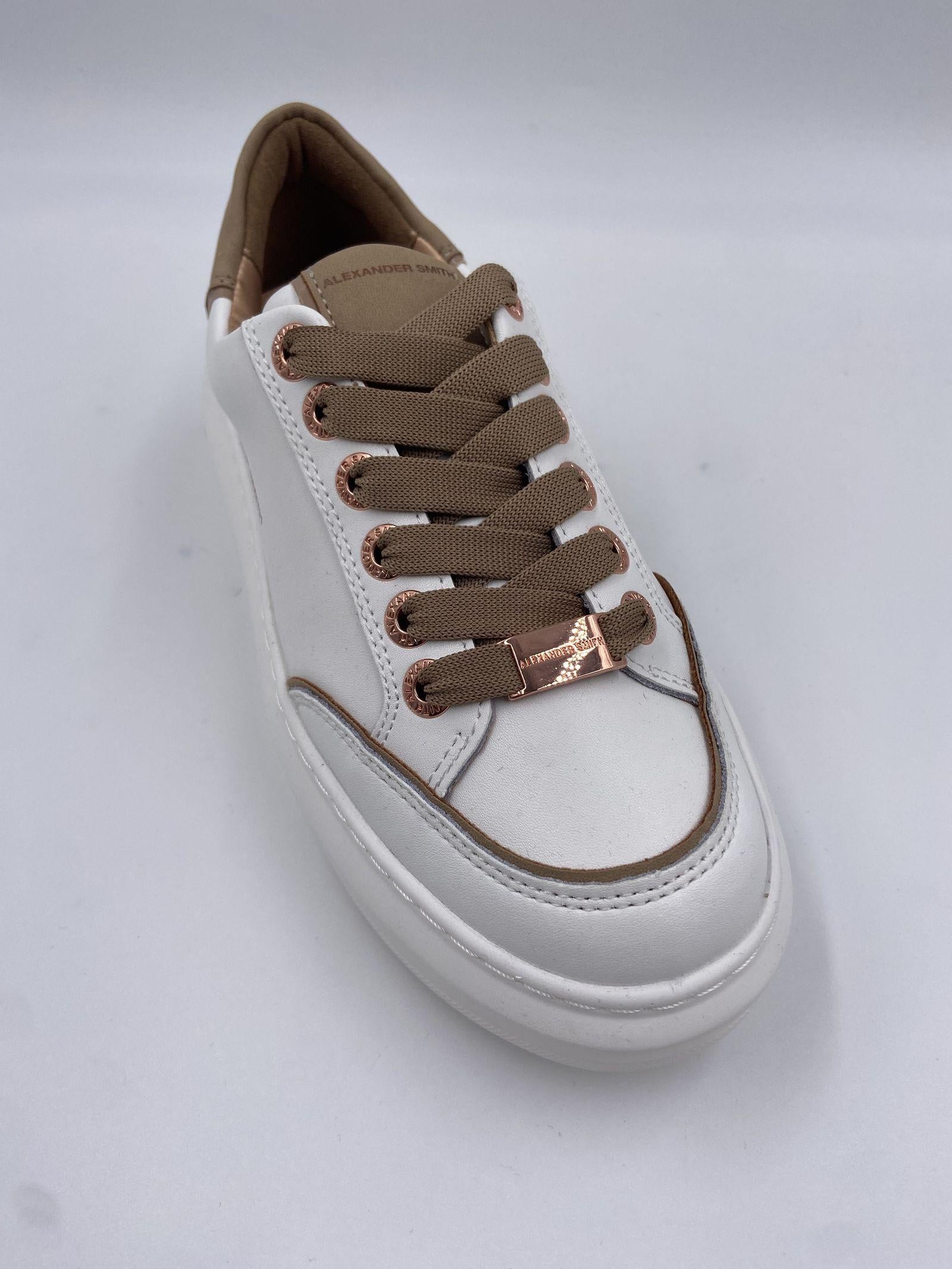 Sneakers Lancaster Woman Suede Beige ASBCLSW1752 WLN ALEXANDER SMITH 