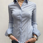 Camicia elasticizzata - Ofelia PARIGI AZZURRO OFELIA 